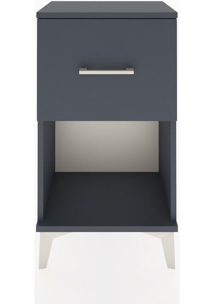 Arges Komodin 2 Çekmeceli 44X30X80 Antrasit-Antrasit fiyatları