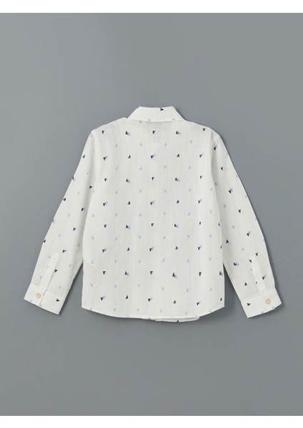 Yeni Sezon Baskılı Uzun Kollu Erkek Çocuk Gömlek fiyatları