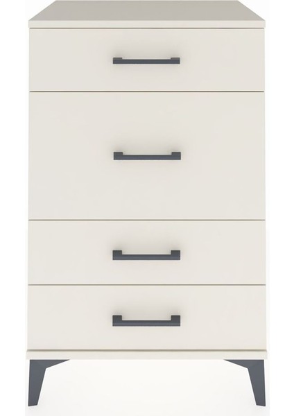 Hyperion Komodin 4 Çekmeceli 60X44X96 Aytaşı-Aytaşı
