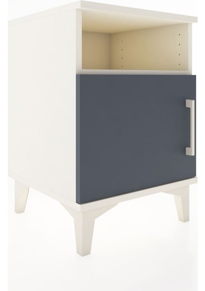 Hyperion Komodin Tek Raflı Tek Kapaklı 44X44X64 Aytaşı-Antrasit fiyatları