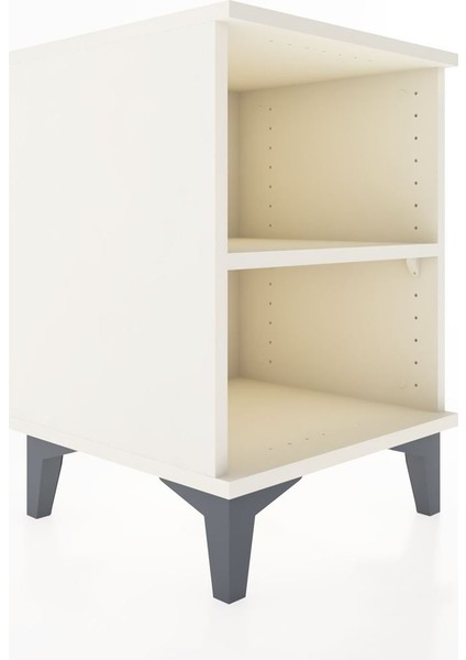 Hyperion Komodin Tek Raflı 44X44X64 Aytaşı-Aytaşı fırsatları