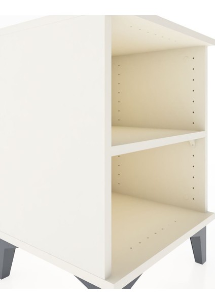 Hyperion Komodin Tek Raflı 44X44X64 Aytaşı-Aytaşı indirimleri