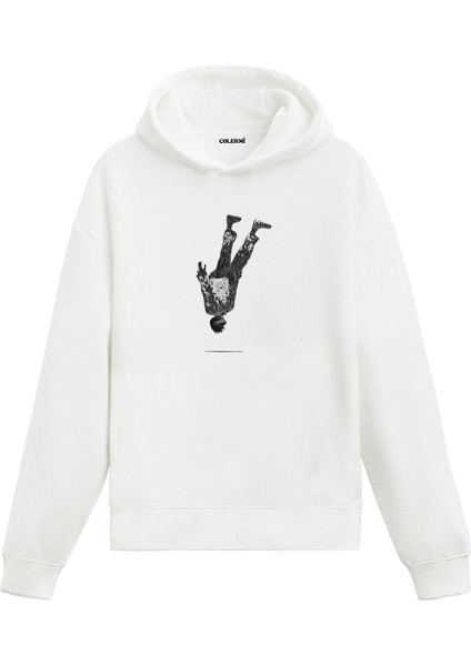 Düşen Adam Tasarım Hoodie