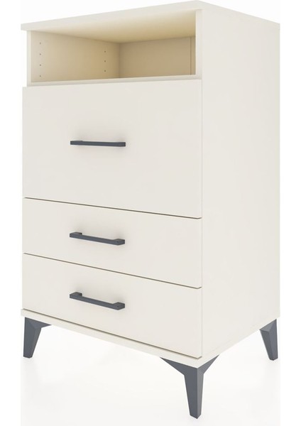 Hyperion Komodin Tek Raflı 3 Çekmeceli 60X44X96 Aytaşı-Aytaşı modelleri