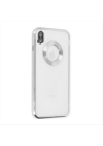 iPhone X/xs Lüx Lensli Lazer Silikon Kılıf (Kamera Korumalı)