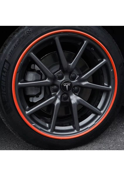 Kırmızı 16 Inç Jant Koruma Çemberi