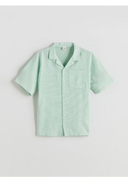 Yeni Sezon Kısa Kollu Erkek Çocuk Gömlek