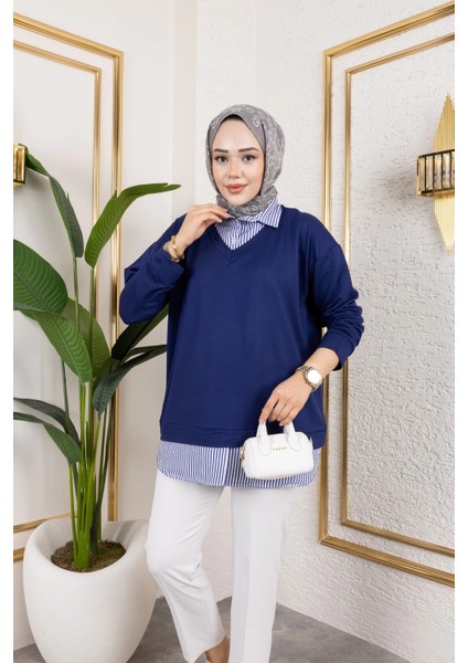 Kadın Gömlek Detaylı Modal Kumaş Tunik modelleri