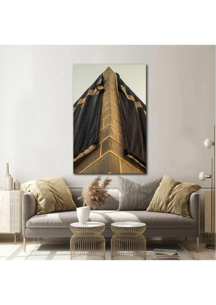 Kanvas Tablo Mekke Kabe Resmi Din Islam Müslüman Kanvas Tablo ART00141 70 x 100