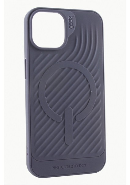 iPhone 14 6.1 Lüx Magsaff Gear Silikon Kılıf
