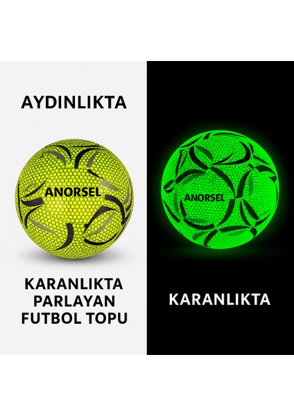 KARANLIKTA PARLAYAN FUTBOL TOPU