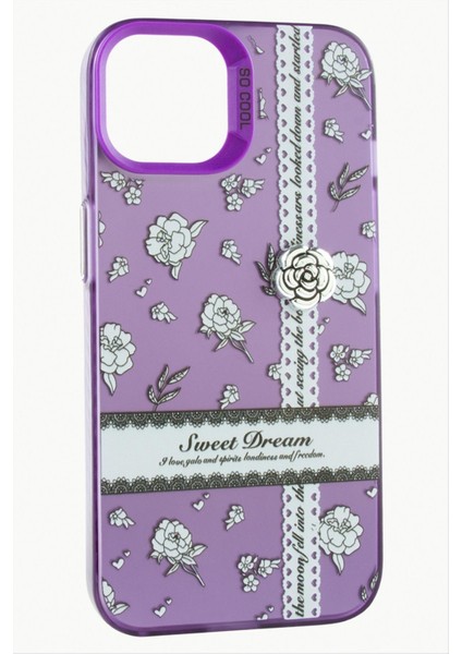 iPhone 15 Gül Lüx Sweet Silikon Kılıf
