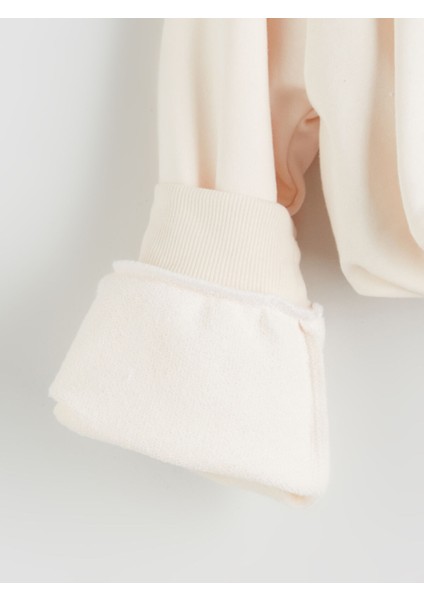 Yeni Sezon Bisiklet Yaka Basic Kız Çocuk Sweatshirt fırsatları