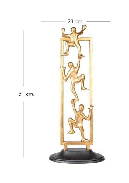 Metal Dekor Tasarım Obje Gümüş 21X11X51 Cm. fiyatları