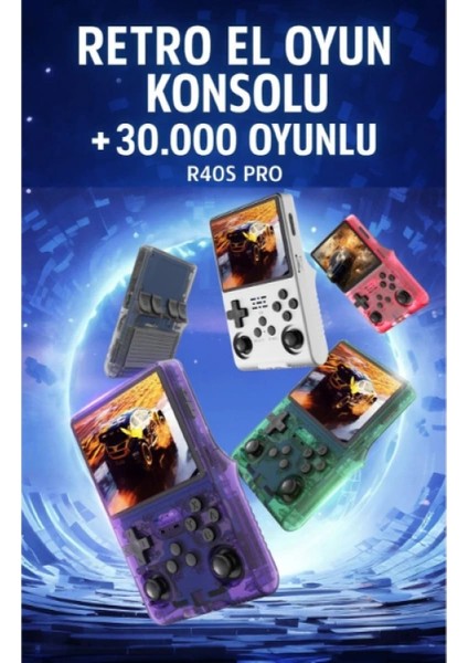 Retro Oyun El Konsolu R40S Pro fiyatları