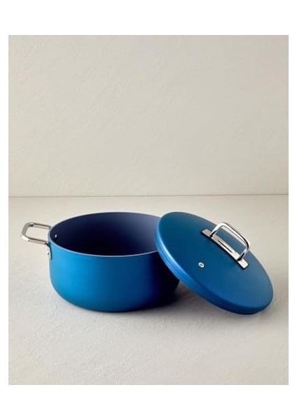 Luna Derin Tencere 24 cm Mavi modelleri