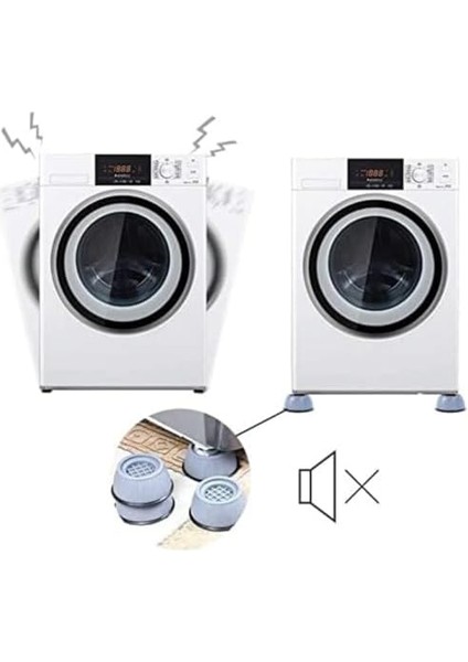 Adet Ayak Pedi Gürültü Engelleyici Kauçuk Çamaşır Makinesi Pedleri - Ses Kesici Zemin fiyatları