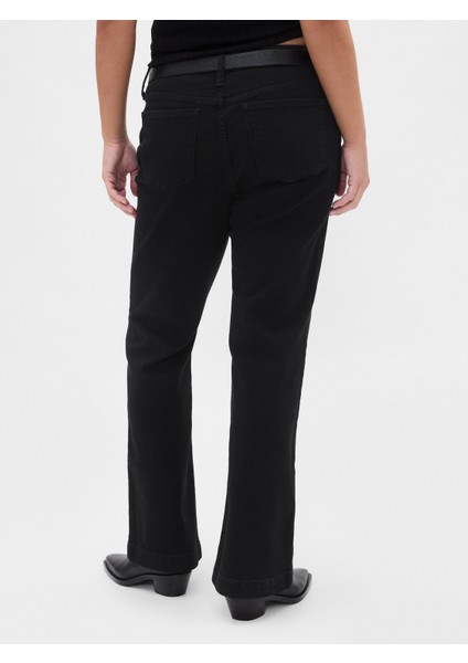 Kadın Siyah Curvy Low Rise Long & Jean Pantolon modelleri