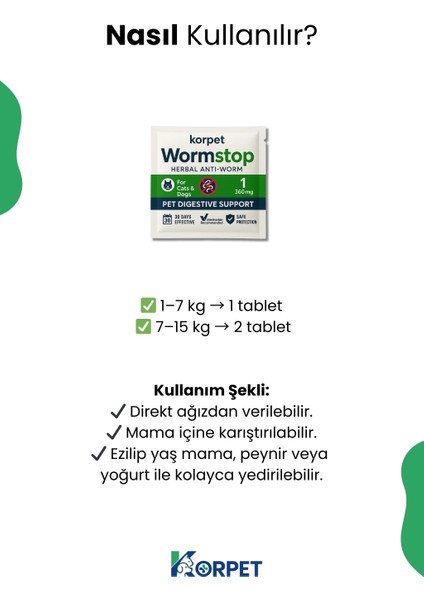 2'li Set Kedi Iç Dış Tüm Kediler Için Bitkisel 5 Damla ve 2 Tablet Paketi fırsatları