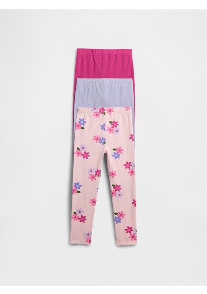 Kız Bebek Pembe 3'lü Stretch Jarse Tayt fiyatları