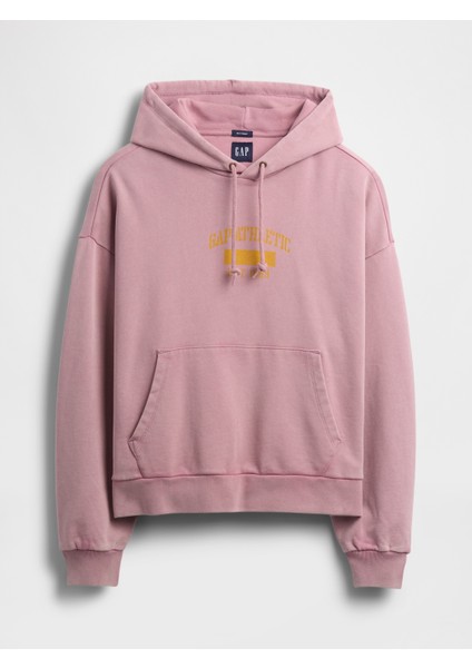 Erkek Pembe Heavyweight Oversized Logo Sweatshirt fiyatları