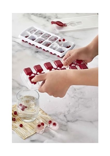 2 Adet Silikon Tabanlı Buzluk, 12&apos;li Buz Kalıbı, Silikon Tabanlı Buz Kalıbı, Pratik ve Esnek Silikon Tabanlı Buzluk Seti - Içeceklerinizi Serin Tutun! fiyatları