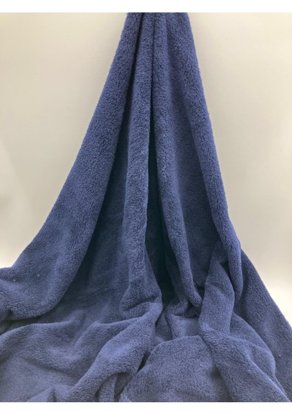 Lacivert Welsoft / Peluş Merinos Kumaş – Yumuşak Dokulu 180 cm En, 240 G/m²