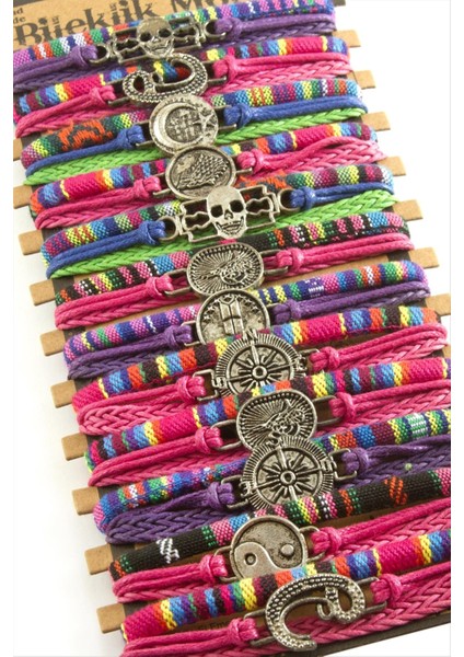 Metal Aparatlı Vinlex Deri Bileklik