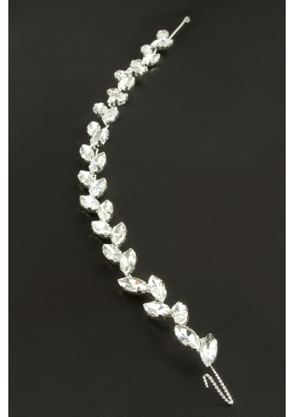 Zikzak Taşlı Eğilebilir Saç Aksesuarı