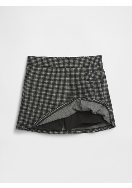 Kız Çocuk Koyu Gri Pull-On Pileli Şort Etek fiyatları