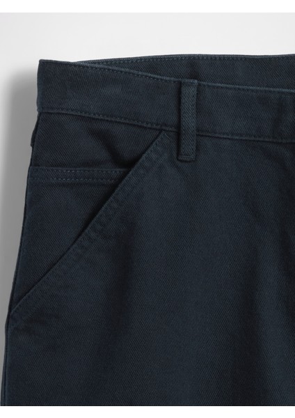 Erkek Mor Relaxed Straight Utility Pantolon modelleri
