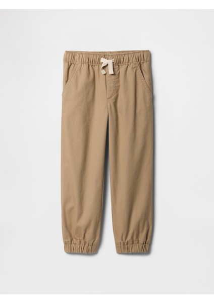 Erkek Bebek Kahverengi Relaxed Pull-On Jogger Pantolon