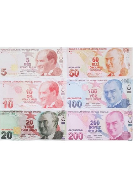 Konsol 100 Adet Geçersiz Parti Şaka Düğün Karışık Türk Lirası PP194001