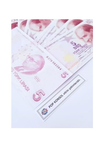 Konsol 100 Adet Geçersiz Parti Şaka Düğün Karışık Türk Lirası PP194001 fiyatları