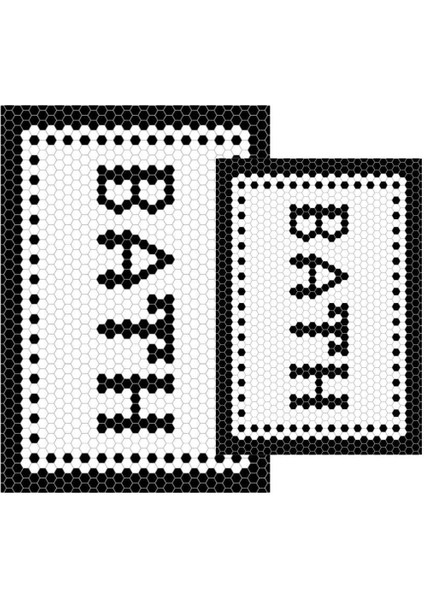 Yıkanabilir 2'li Banyo Halısı ve Klozet Paspası Takımı, Siyah, DC-8034 fiyatları