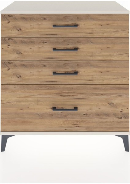 Hyperion Şifonyer 4 Çekmeceli 88X44X96 Aytaşı-Çam