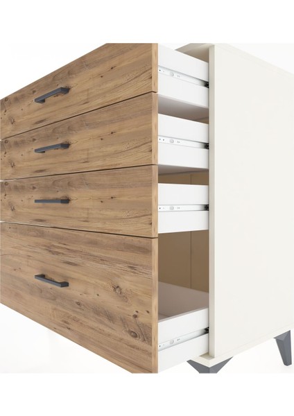 Hyperion Şifonyer 4 Çekmeceli 88X44X96 Aytaşı-Çam indirimleri