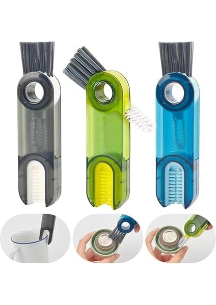 Fonksiyonlu Temizleme Fırçası Seti –, Şişe, Kapağı ve Derz Temizleme Için Detay Fırça Seti fiyatları