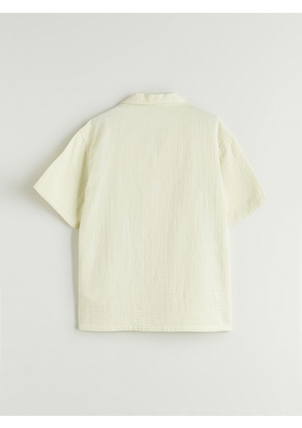 Yeni Sezon Basic Kısa Kollu Erkek Çocuk Gömlek modelleri