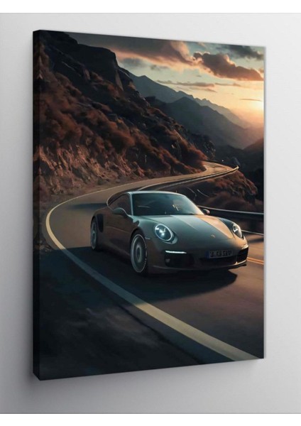 Kanvas Tablo Spor Araba, 50CM x 70CM
