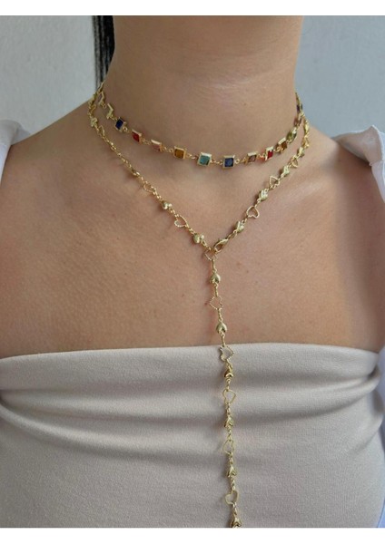 Özel Tasarım 2' Li Y Kolye