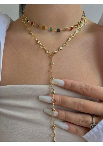 Özel Tasarım 2' Li Y Kolye fırsatları