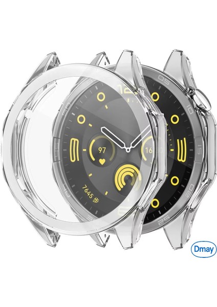 Huawei Watch Gt 6 Pro (46MM) - Gt 6 (46MM) - Gt 6 (41MM) Uyumlu Uyumlu 360 Full Koruma Silikon Kılıf