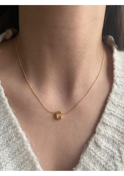 Harfli Kolye Gold Zincir fiyatları
