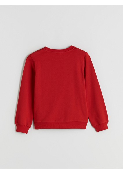 Yeni Sezon Bisiklet Yaka Atatürk Imza Baskılı Kız Çocuk Sweatshirt fırsatları