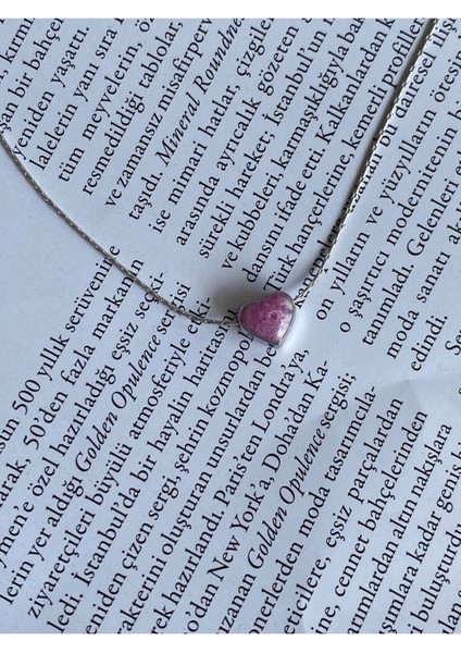 Kadın Sedefli Minimal Kalp Kolye