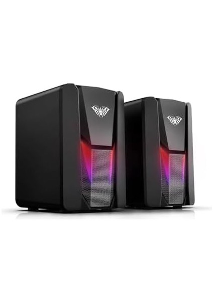 N-108 1+1 Usb/aux 2.0 Rgb Masaüstü Gaming Oyuncu Hoparlör Speaker Ses Sistemi modelleri
