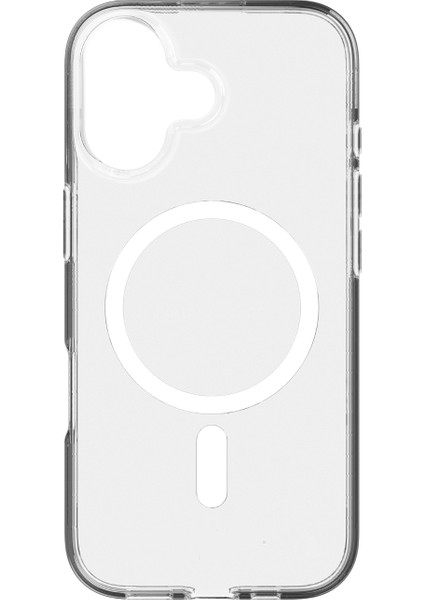 Caseworld Apple iPhone 17 ile Uyumlu Kapak Magsafe Kablosuz Şarj Destekli Şeffaf Silikon Kılıf