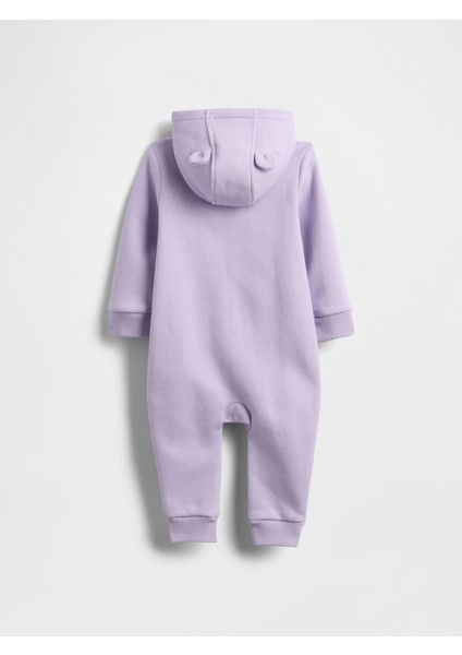 Bebek Lila Kapüşonlu Gap Logo Tulum modelleri