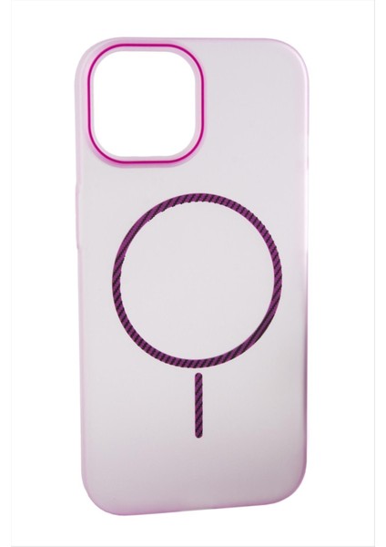 iPhone 15 Pro Buzlu Magsaff Kapak Kılıf